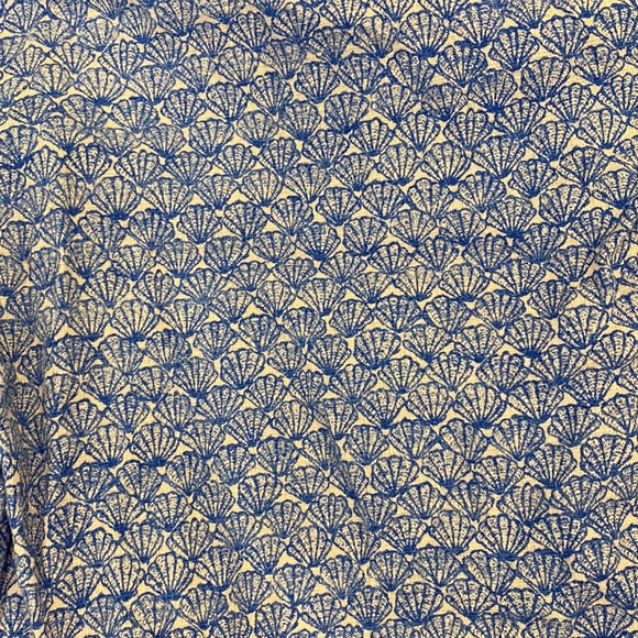 Anthropologie cropped pants, seashell pattern - Picture 4 of 5